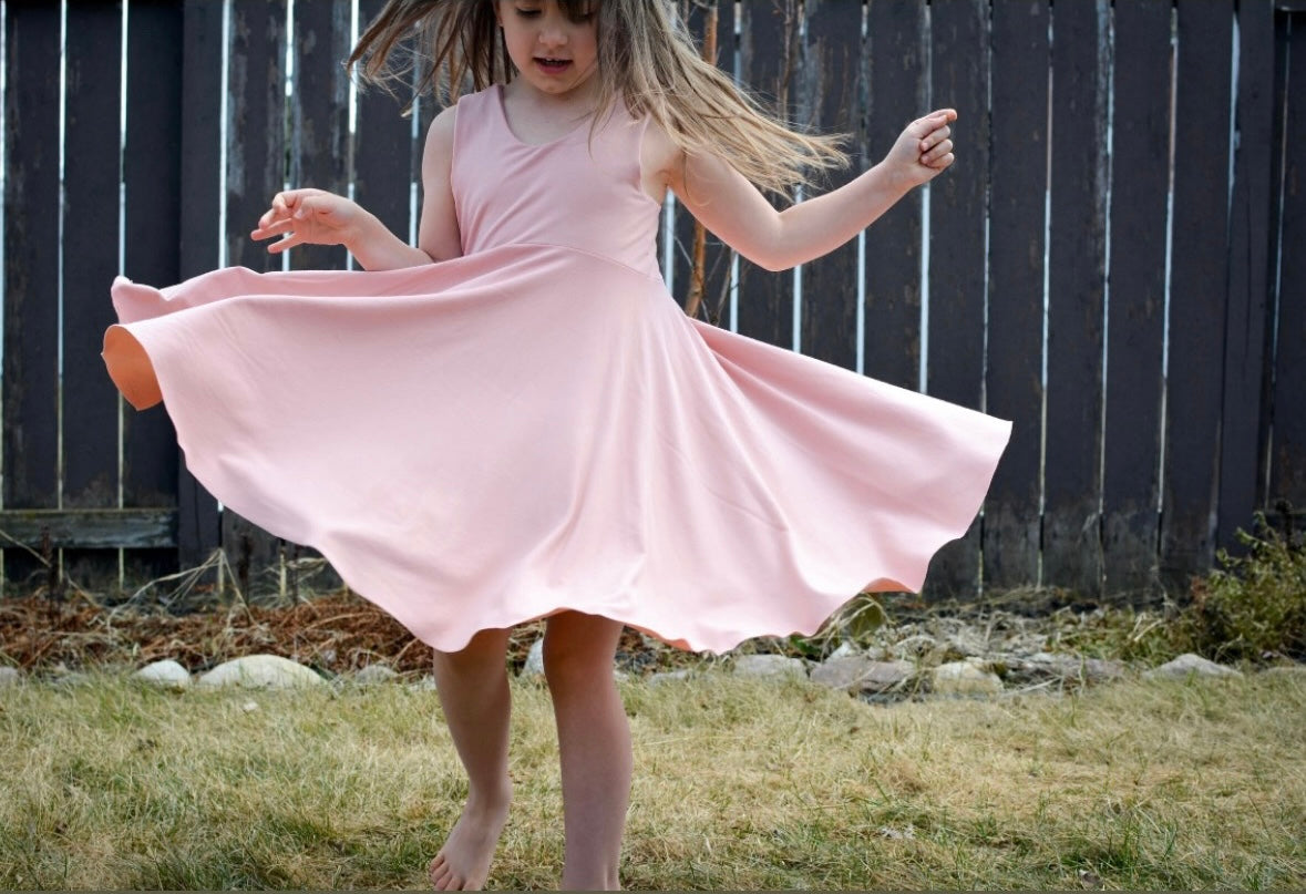 Holiday Bamboo Twirl Dress