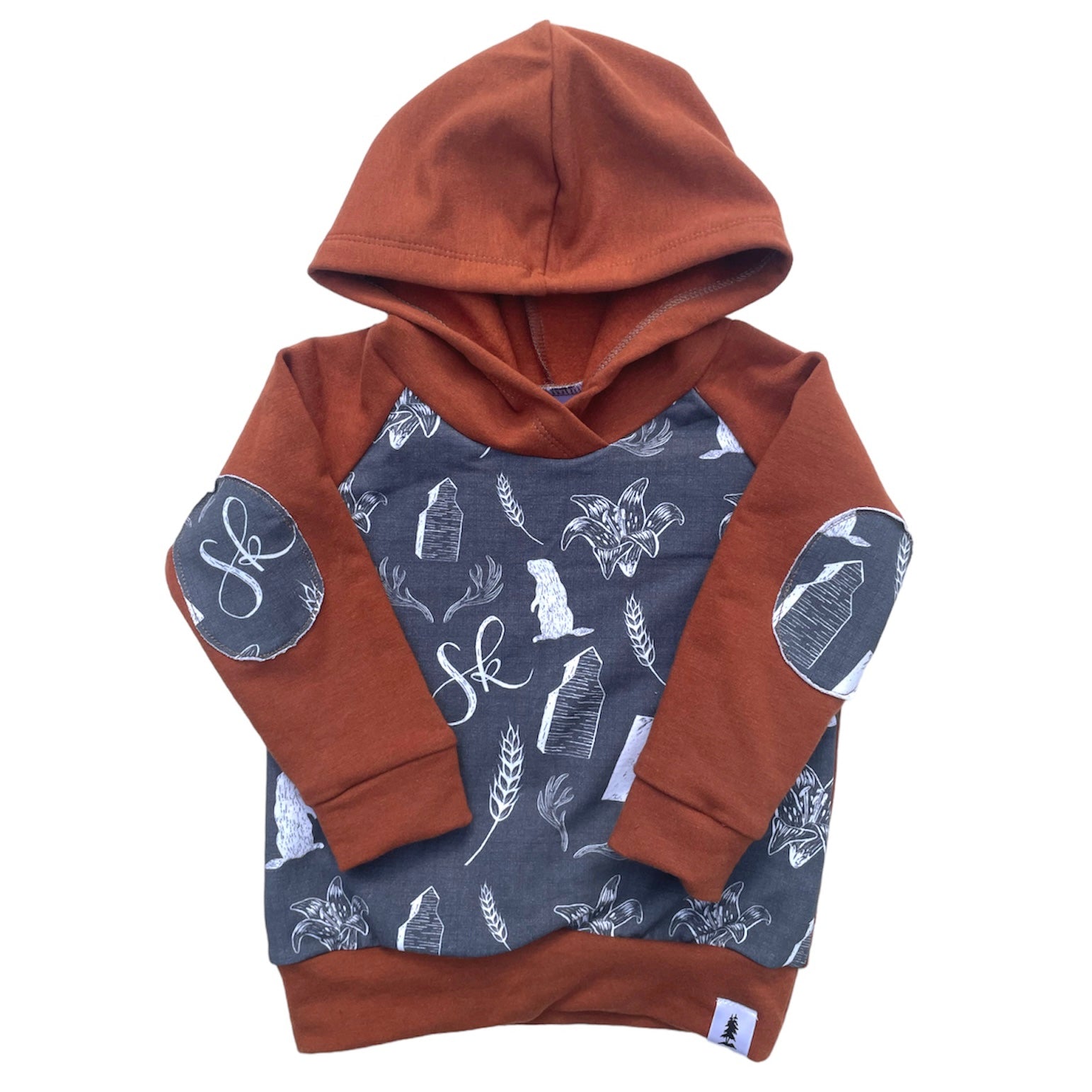 12-18 Month Bamboo Hoodies (various prints/colours)