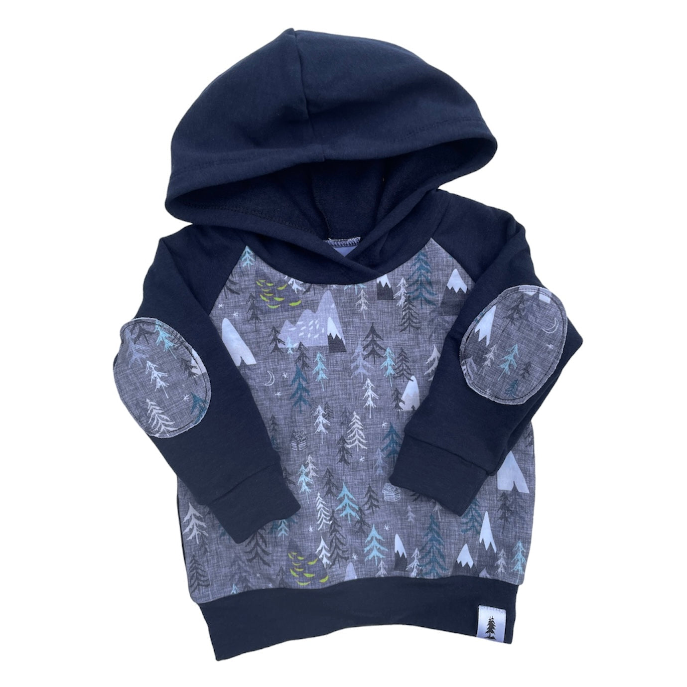 6-12 Month Bamboo Hoodies (various prints/colours)