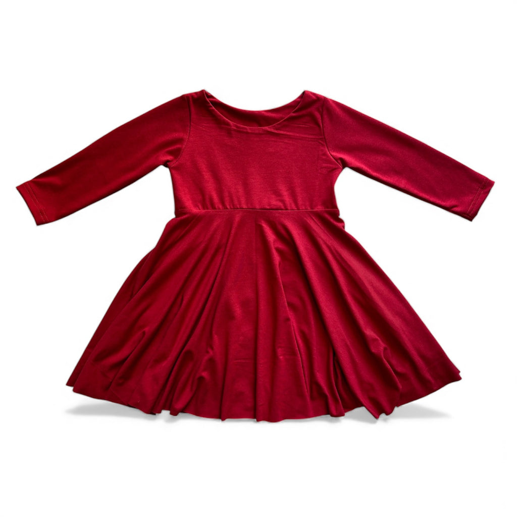 Holiday Bamboo Twirl Dress