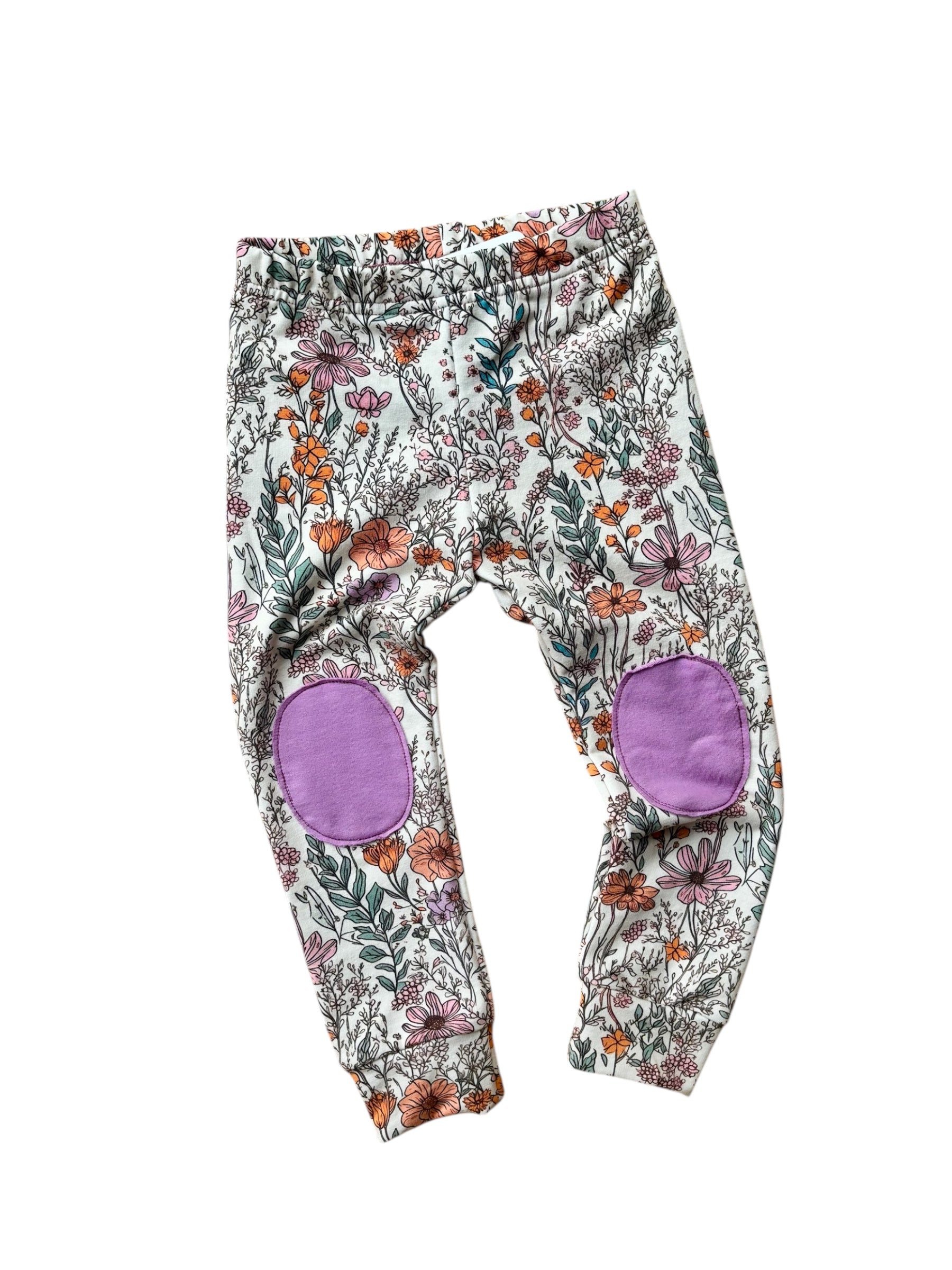 Sweet Pea Wildflower Knee Patch Pants