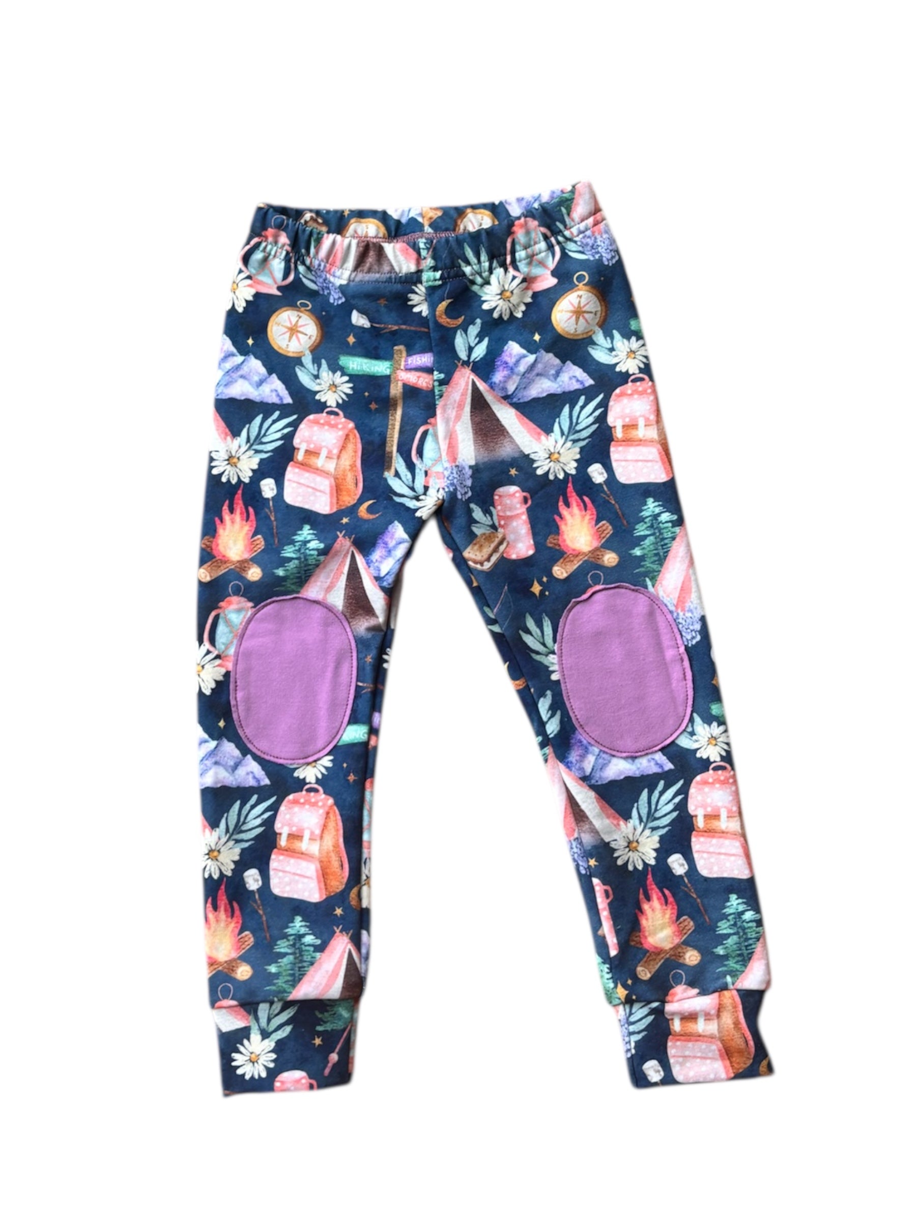 Sweet Pea Camping Knee Patch Pants