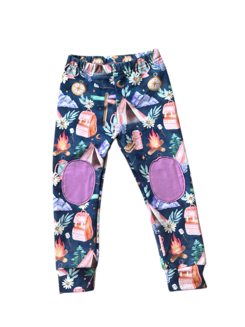 Sweet Pea Camping Knee Patch Pants