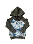 Charcoal Mountain Range Hoodie
