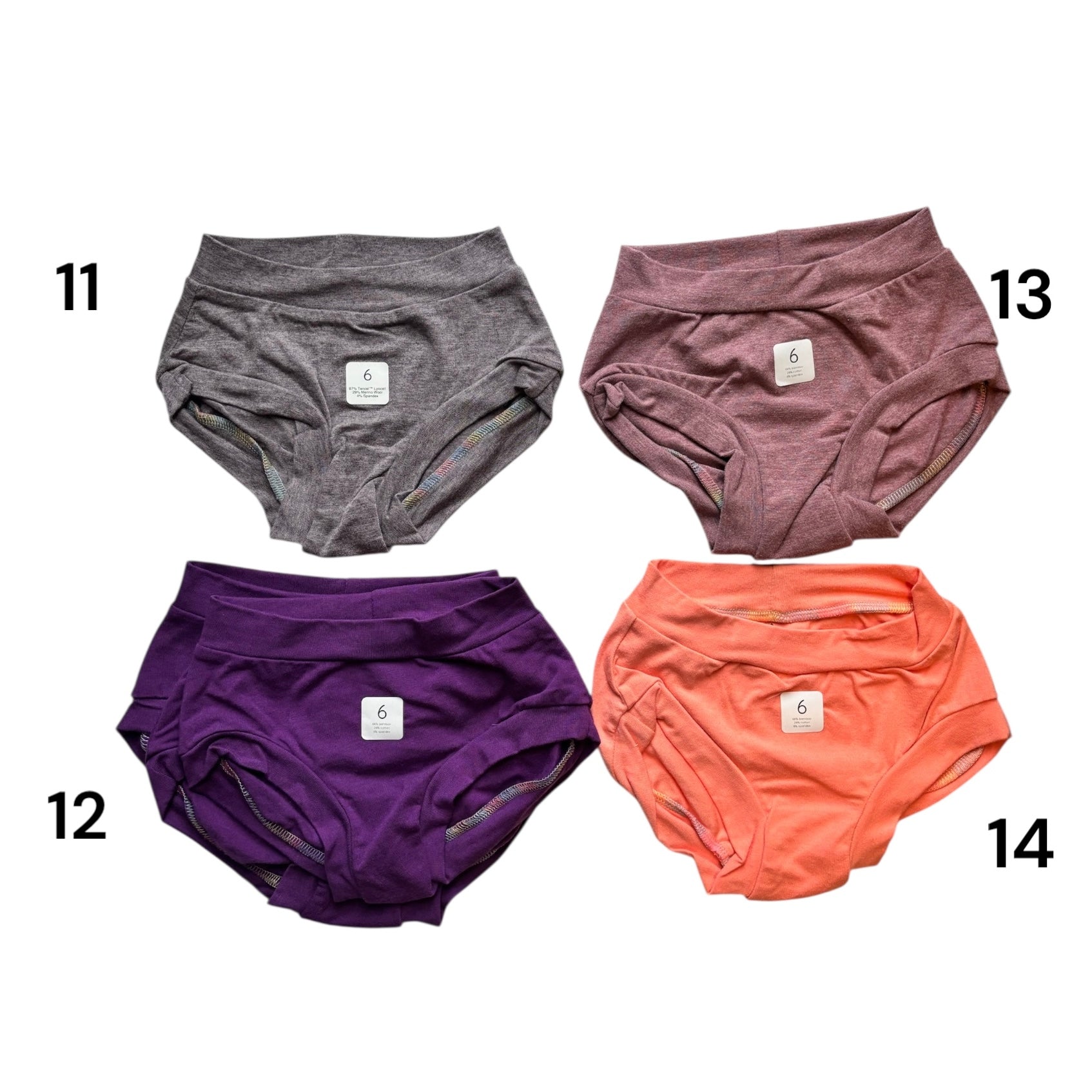 Undies Size 6