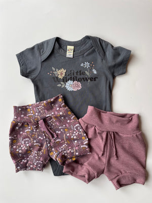 Little Wildflower Slate Tee