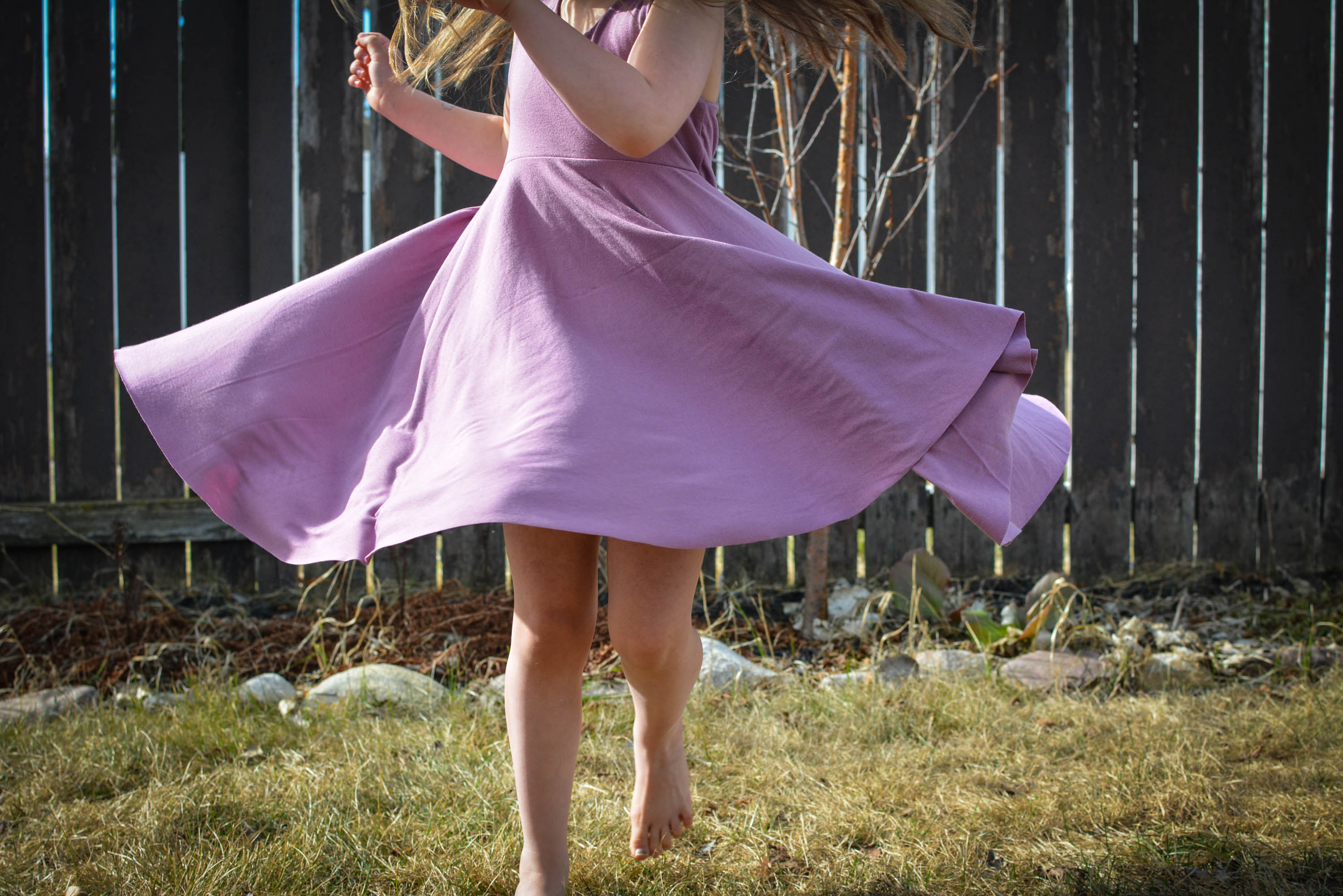 Holiday Bamboo Twirl Dress